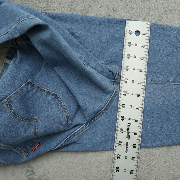 Levi's 721 Jeans Women's Size 30 Blue High-Rise Skinny Denim Pants 30" Inseam - Picture 8 of 16